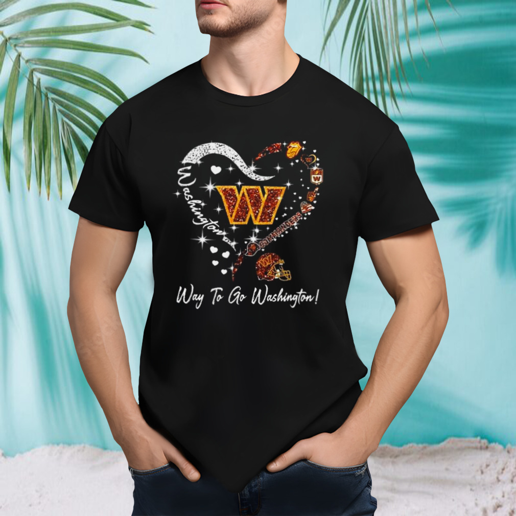 Washington Commanders Way To Go Washington T-Shirt