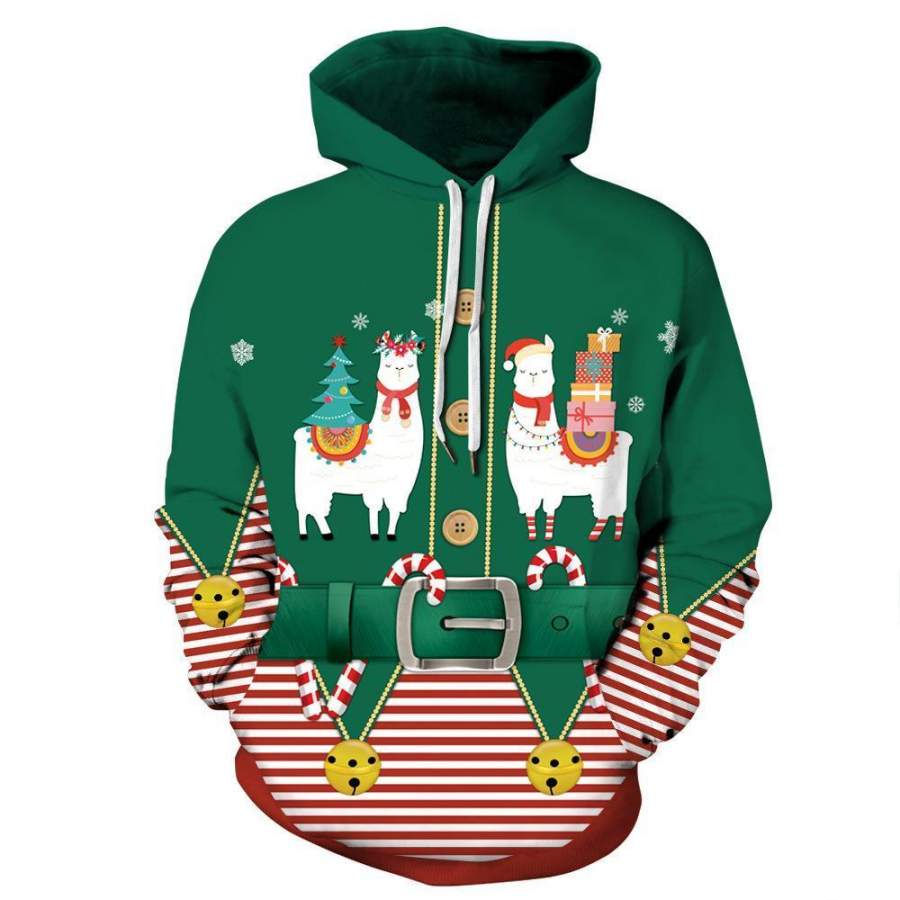 Alpaca Print Funny Christmas All Over Print  For Men _ Women  HO8151