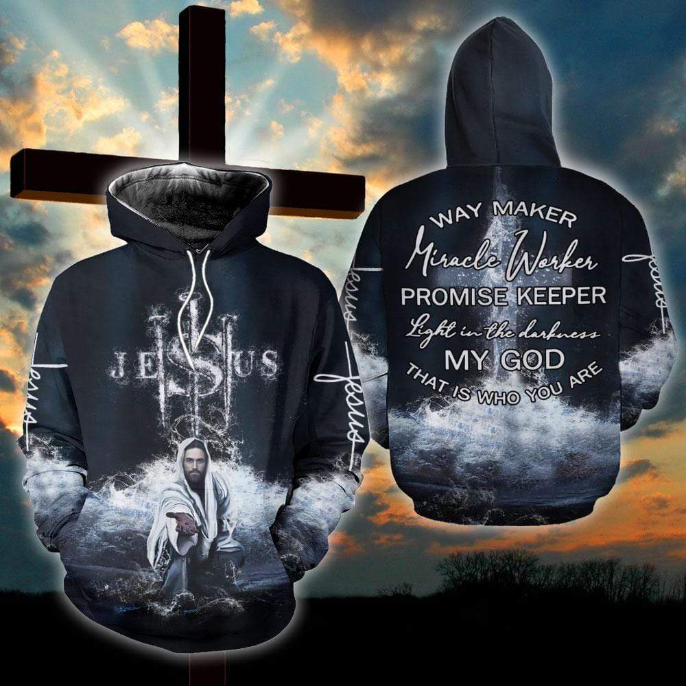 Awesome Easter Jesus Way Maker All Over Print For Men _ Women HT6536