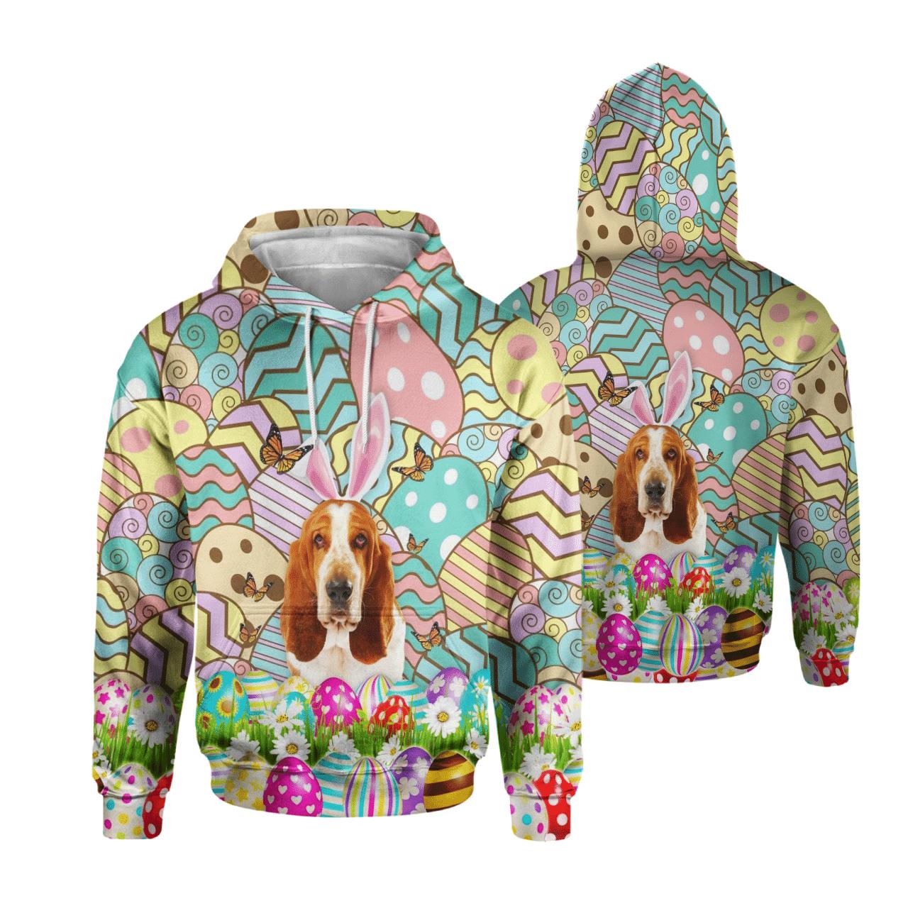Basset Hound Happy Easter All Over Print For Men _ Women HT8565