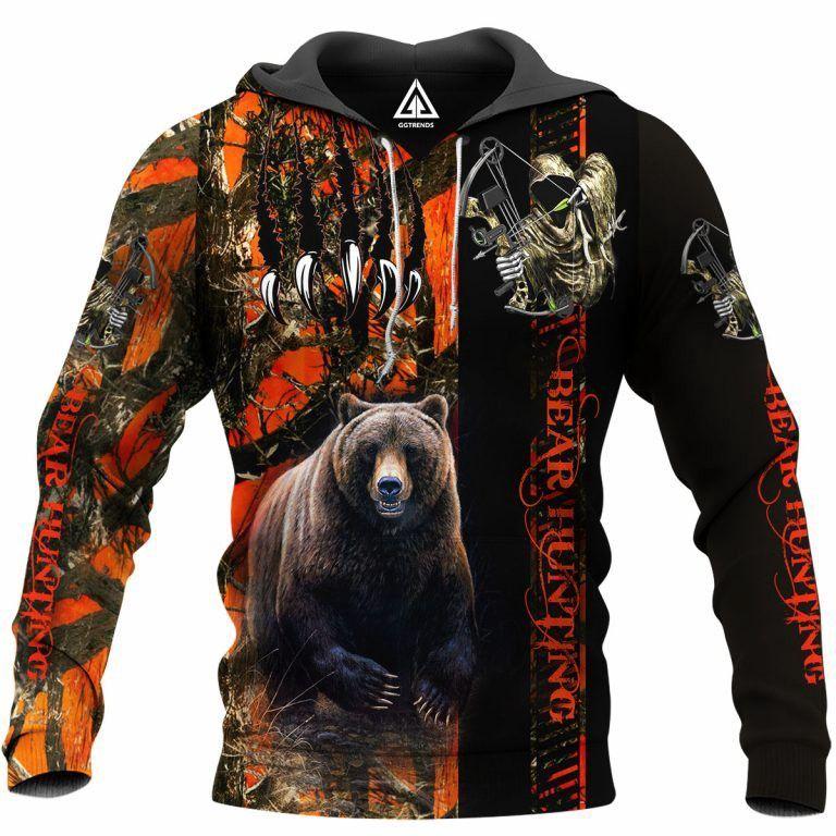 Bear Hunting All Over Print For Men _ Women HO1604