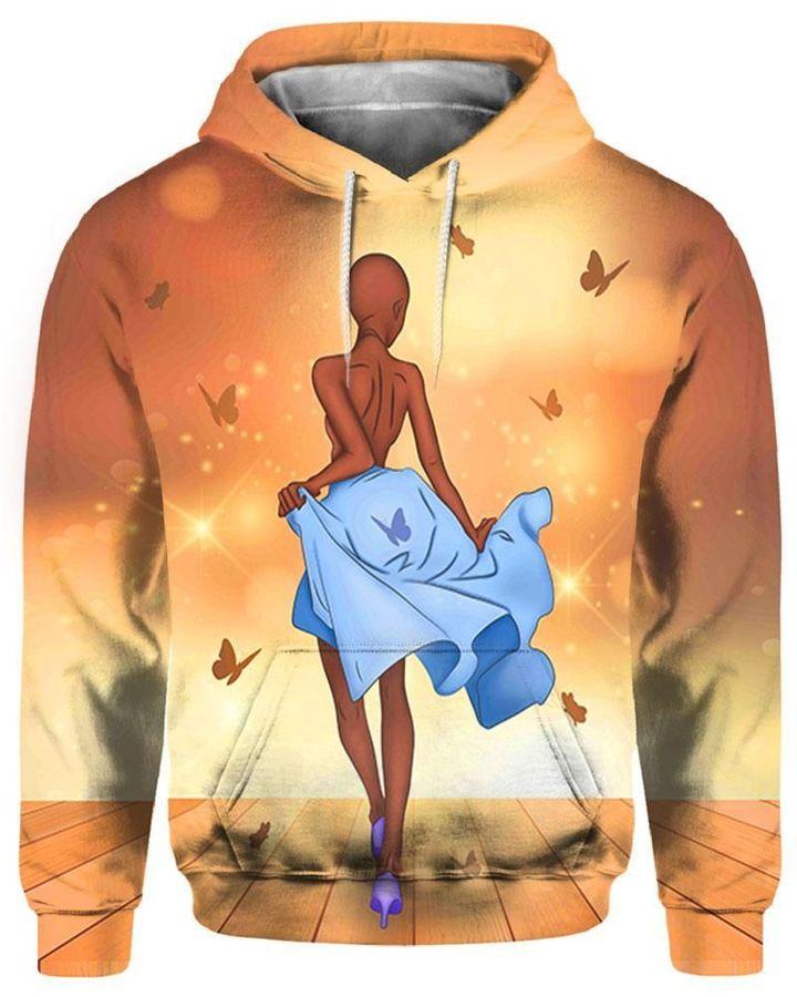 Black Girl Beauty Bald Headed All Over Print For Men _ Women HO2556
