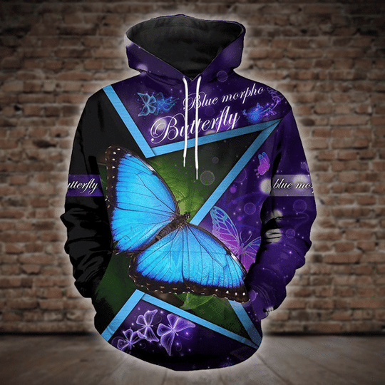 Blue Morpho Butterfly Cool Design All Over Print  For Men _ Women  HO2524