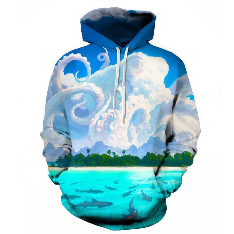 Blue Unique Octopus All Over Print For Men _ Women HO2601