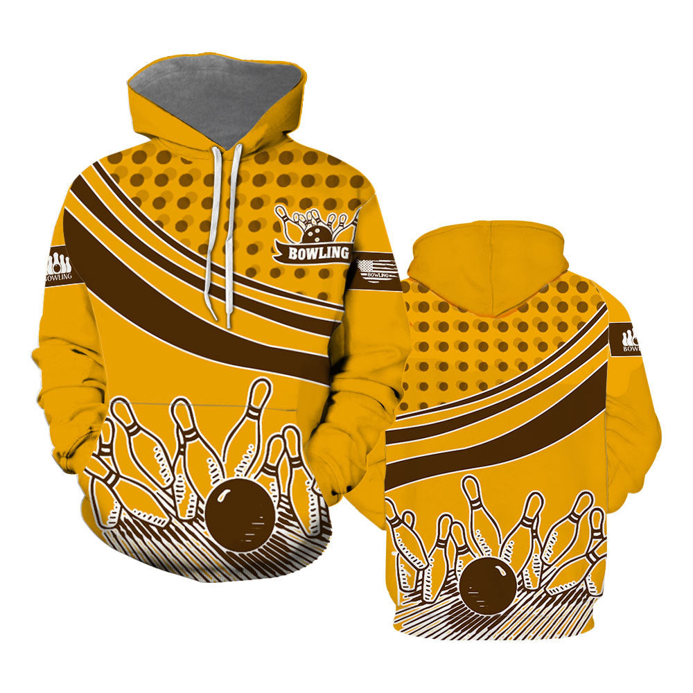 Bowling This Is How I Roll Hoodie Over Print  For Men _ Women  HP5275