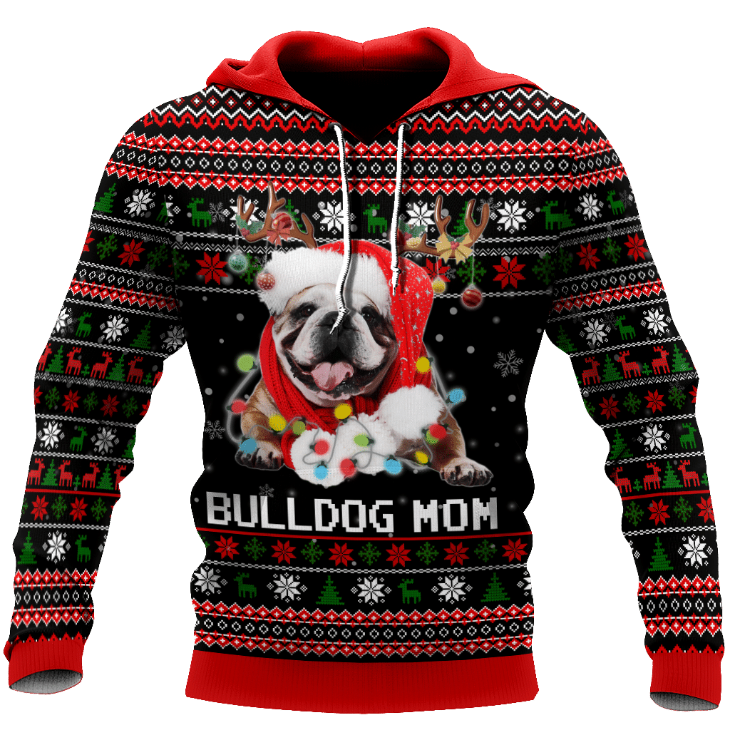 Bulldog Mom Ugly Christmas All Over Print  For Men _ Women  HO1505