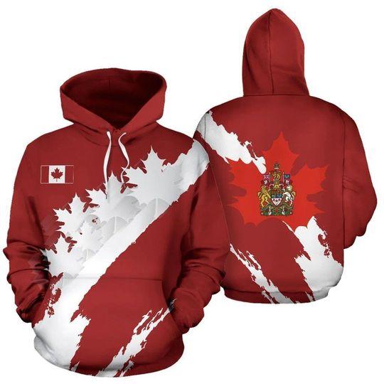 Canadian Maple Leaf Red Unique Design All Over Print  For Men _ Women  HO2091