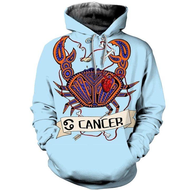 Cancer Zodiac Blue Awesome All Over Print For Men _ Women HO2080