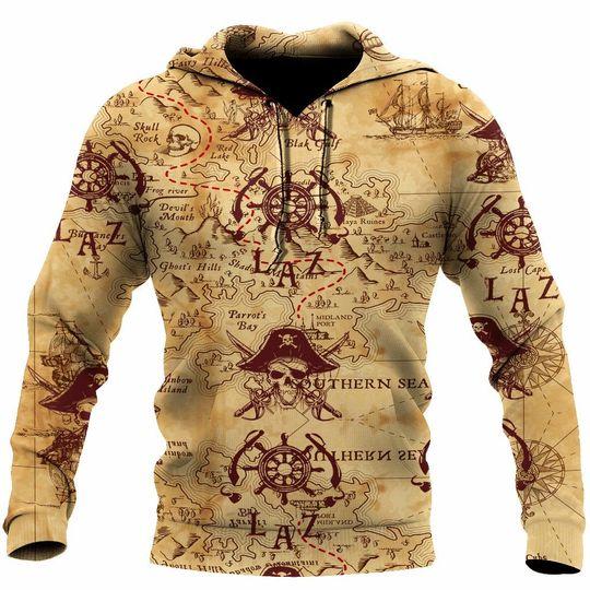 Caribbean Map All Over Print  For Men _ Women  HO1978