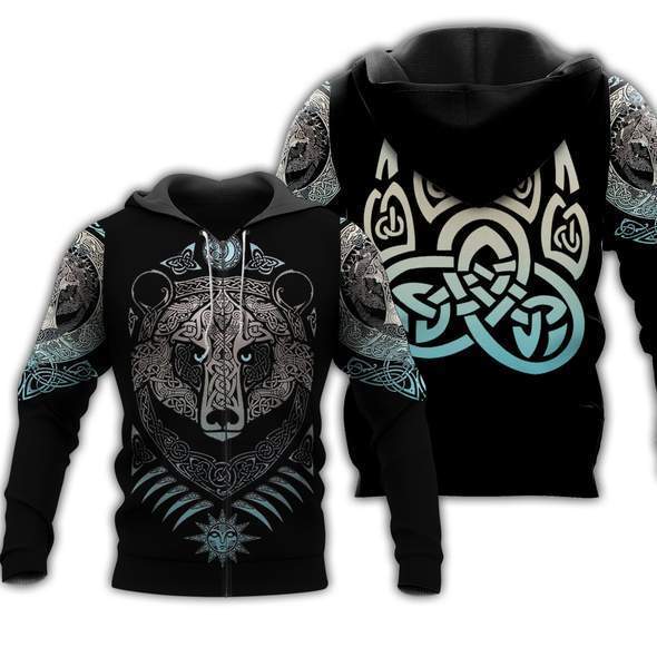 Celtic Bear Tattoo All Over Print For Men _ Women HT6327