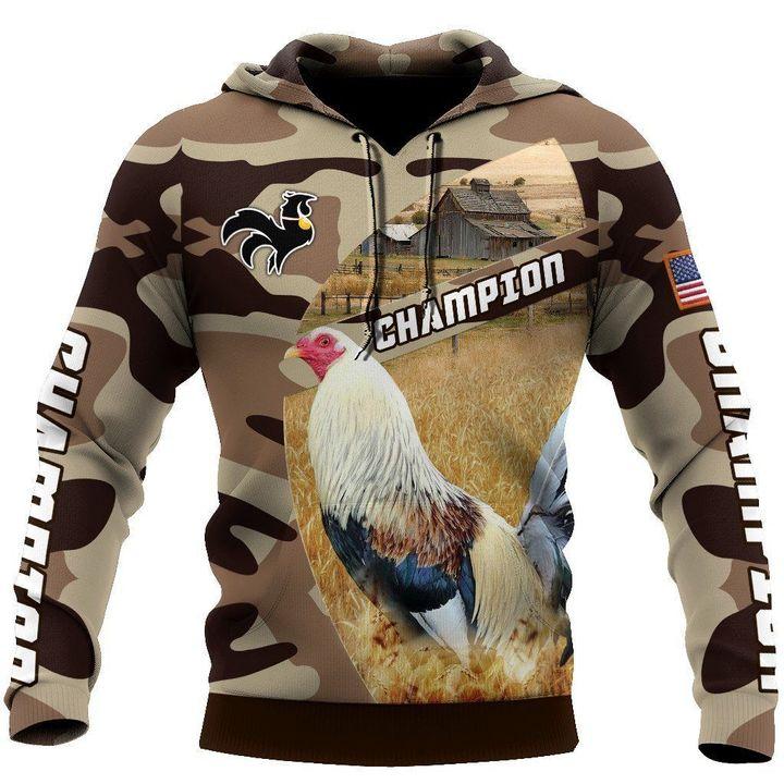 Champion Rooster Camo Camouflage All Over Print  For Men _ Women  HO1738