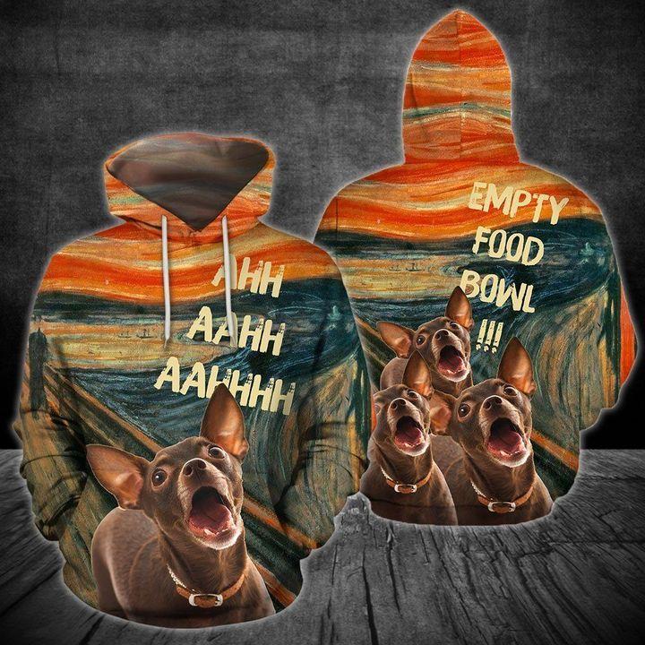 Chihuahua AAHH Emptu Food Bowl Vintage All Over Print  For Men _ Women  HO1728