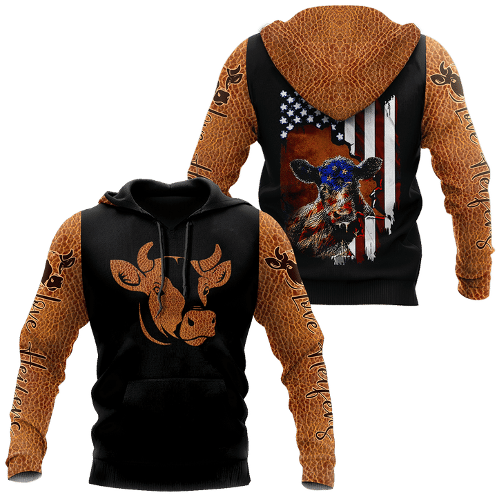 Cow Black Tan All Over Print For Men _ Women HO1726
