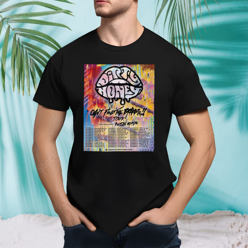 Dirty Honey Tour 2023 poster shirt