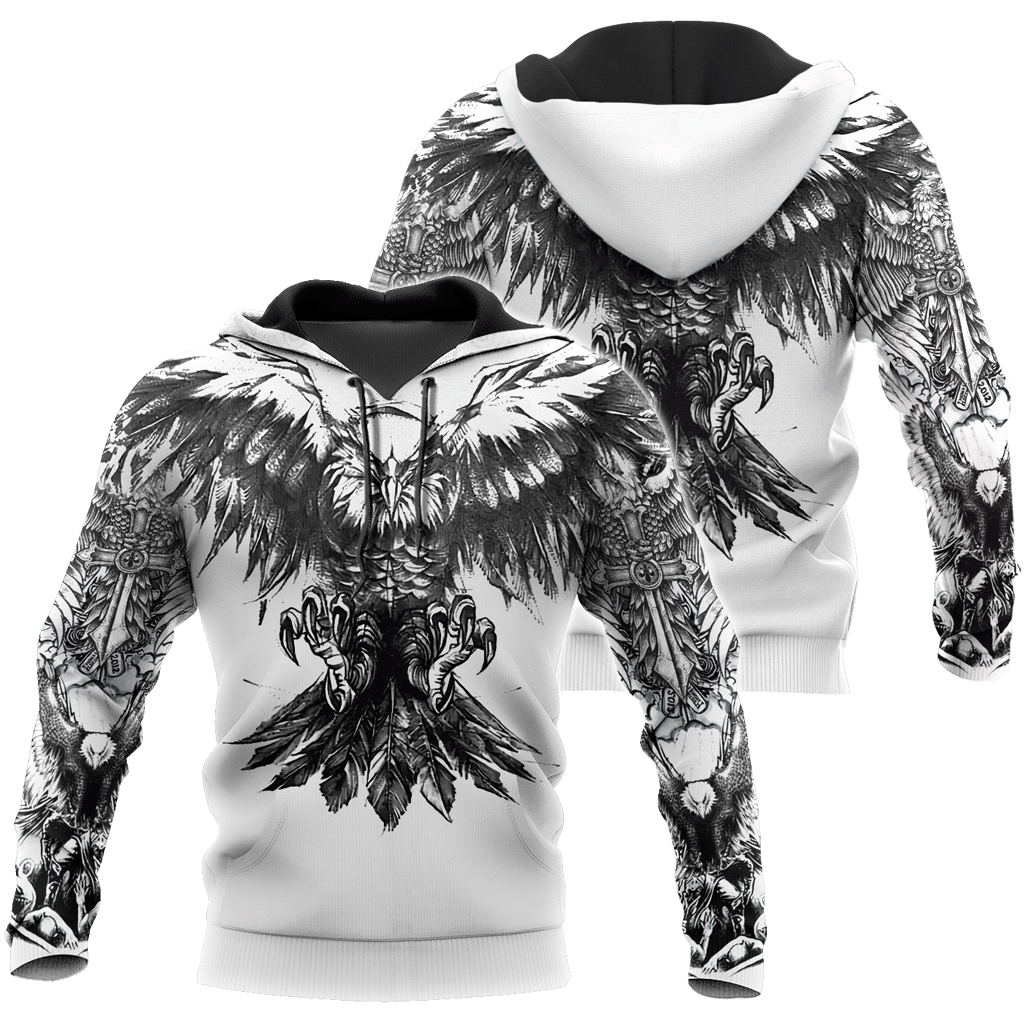 Eagle Tattoo Black And White All Over Print  For Men _ Women  HO1486