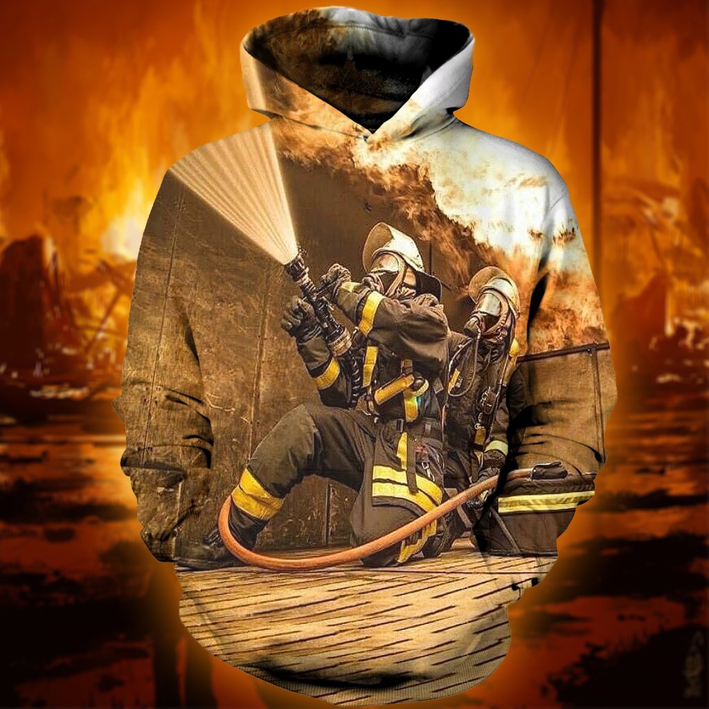 Fire Fighter Contrast All Over Print  For Men _ Women  HO3075