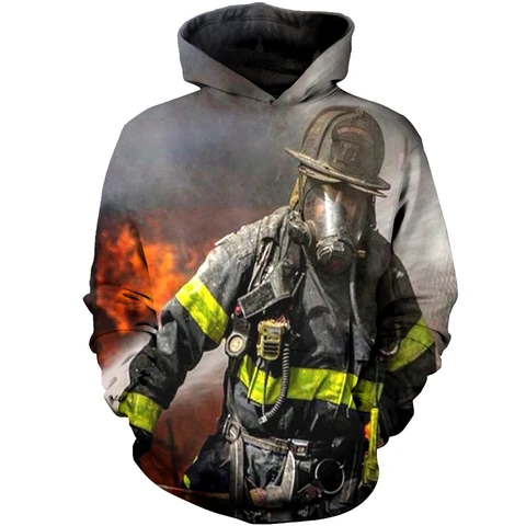 Fire Fighter Man Water Spray All Over Print  For Men _ Women  HO3080