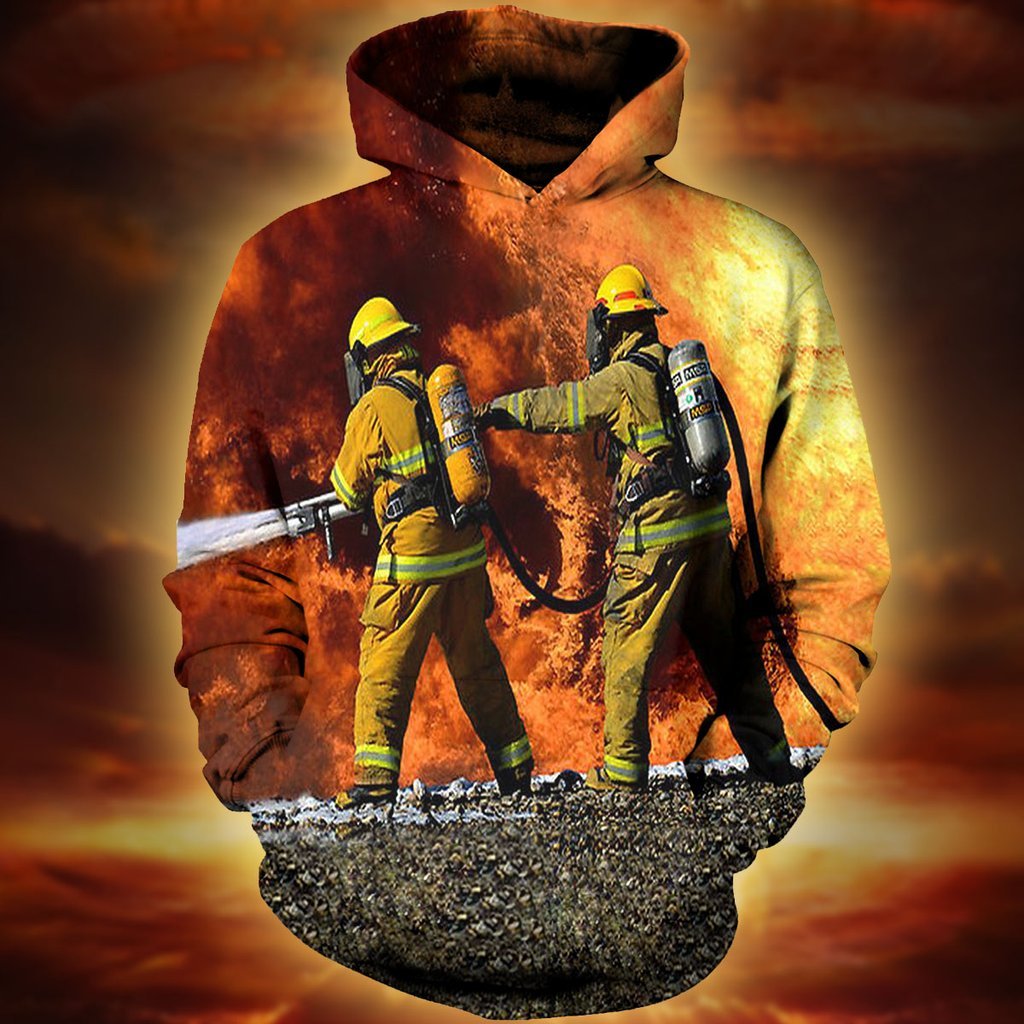 Fire Fighter Two Man Rescue All Over Print  For Men _ Women  HO3079