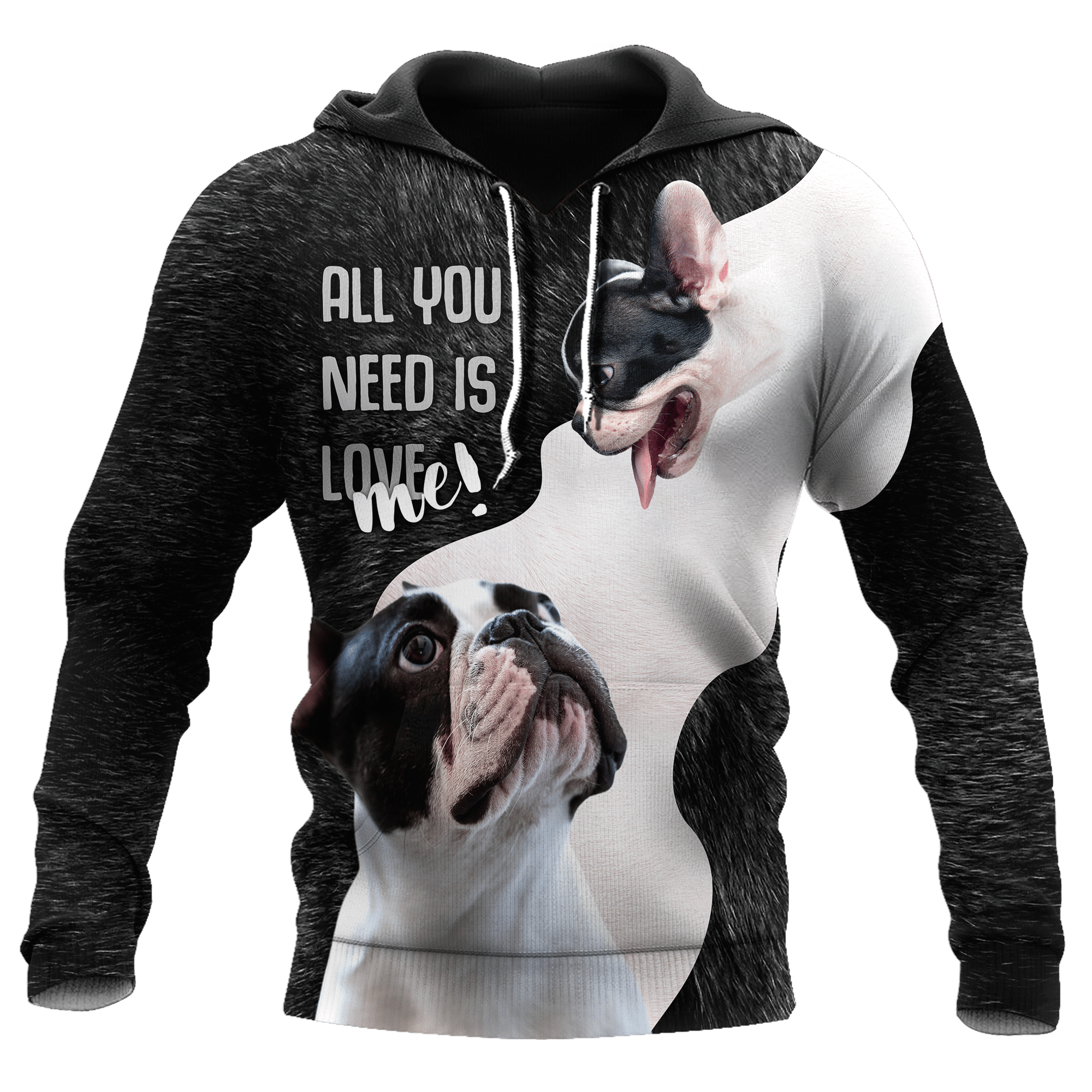 French Bulldog Black White Cute All Over Print  For Men _ Women  HO1501