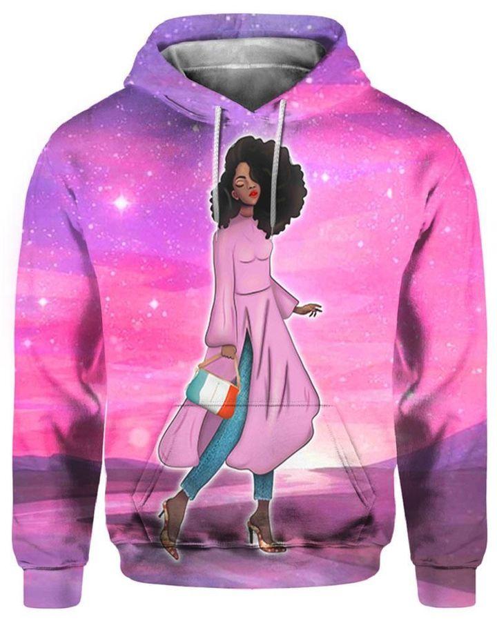 Galaxy Dream Black Girl All Over Print  For Men _ Women  HO2541