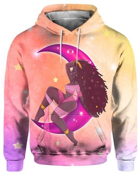 Go To The Moon Black Girl All Over Print  For Men _ Women  HO2665