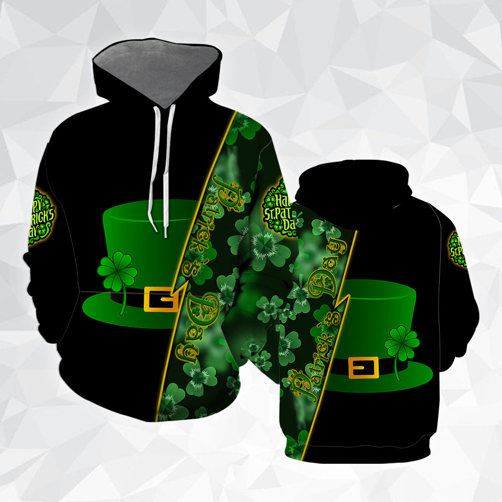Green Shamrock Irish St Patrick_s Day Patrick_s Day Hoodie Over Print For Men _ Women HT2821 Green Shamrock Irish St Patrick_s Day Patrick_s Day Hoodie Over Print For Men _ Women HT2821