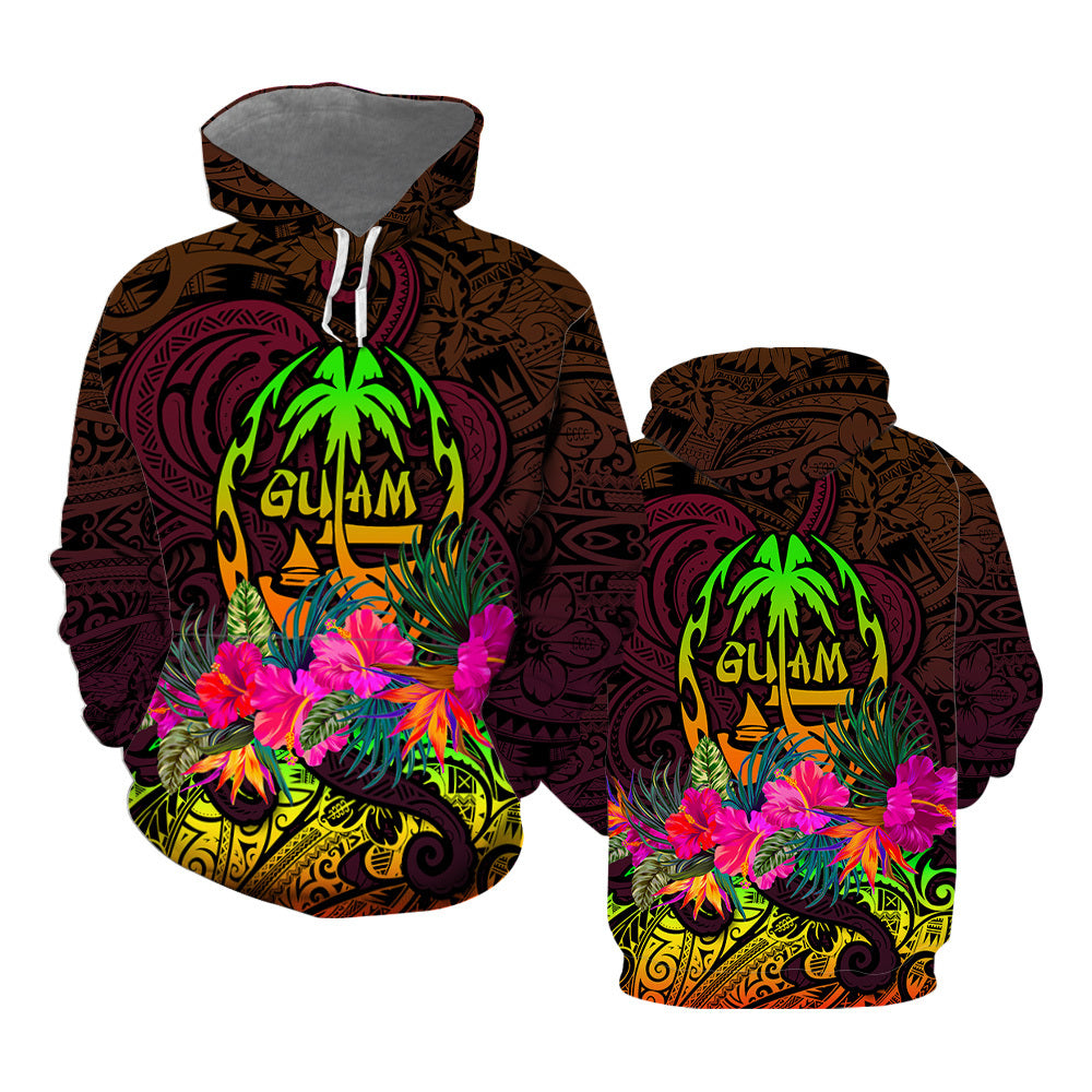 Guam Polynesian Tribal Style Hoodie All Over Print  For Men _ Women  HP5148