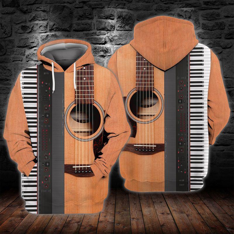 Guitar And Piano All Over Print  For Men _ Women  HT8418