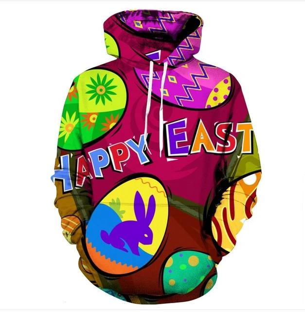 Happy Easter Day Hoodie Over Print  For Men And Women  HT2865
