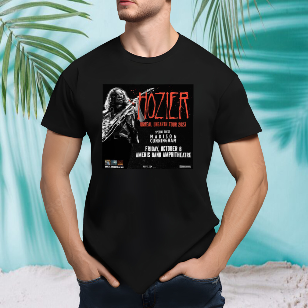 Hozier with Madison Cunningham Tour 2023 poster shirt