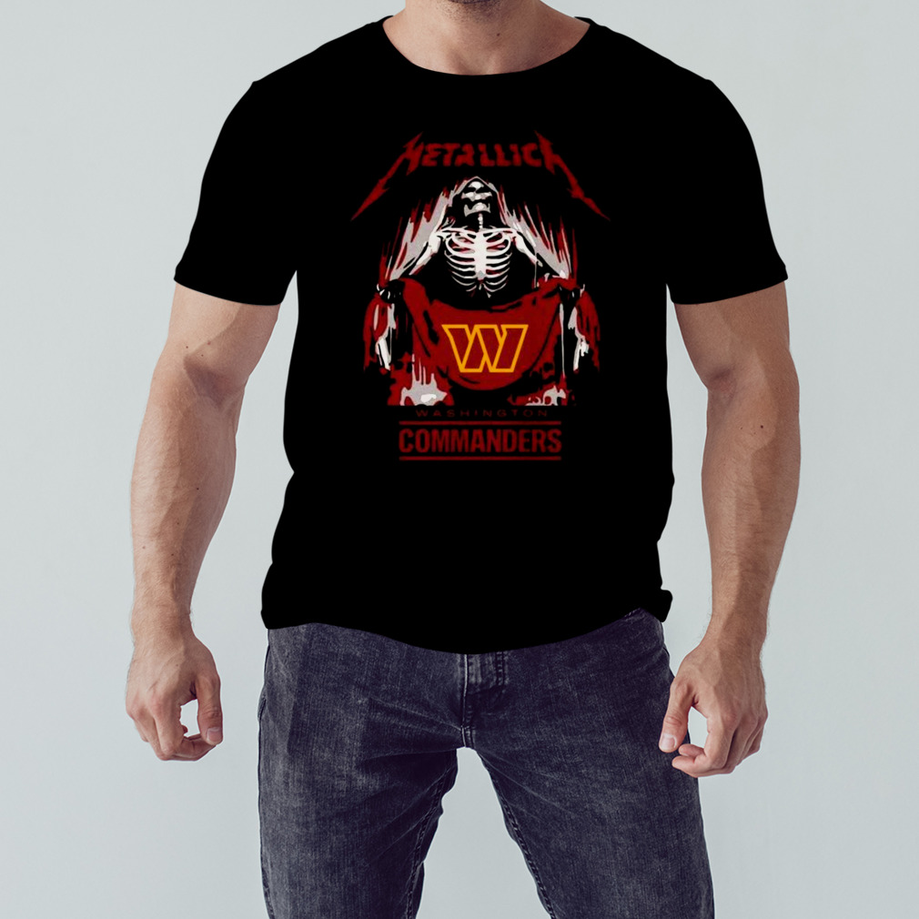 Official metallica Collab Washington Commanders T-Shirt, hoodie