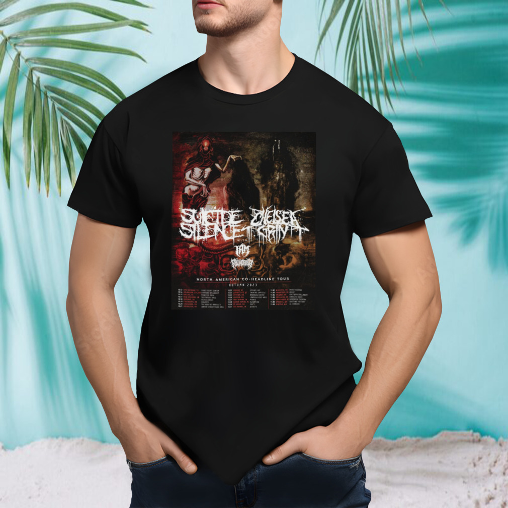 Suicide Silence + Chelsea Grin Tour 2023 poster shirt