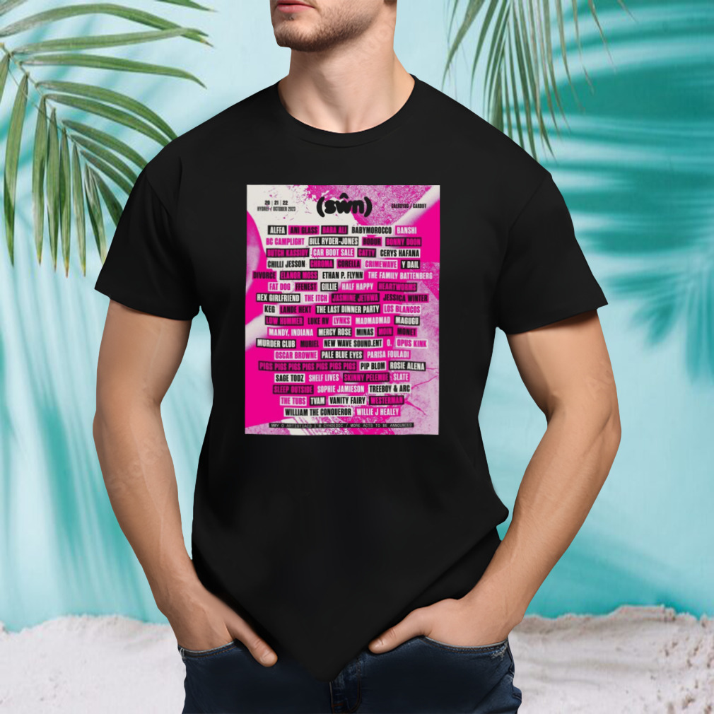 Swn Festival 2023 poster shirt