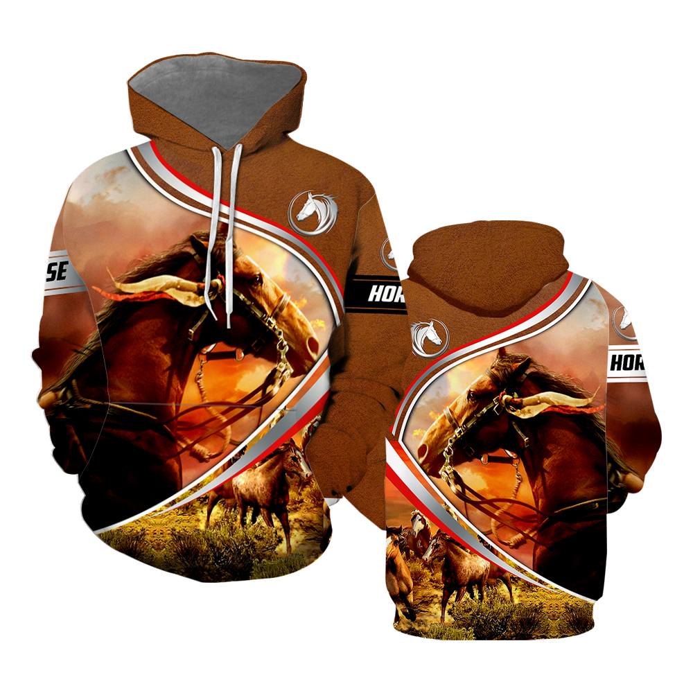 Horse In Fire Hoodie All Over Print  For Men _ Women  HP5640