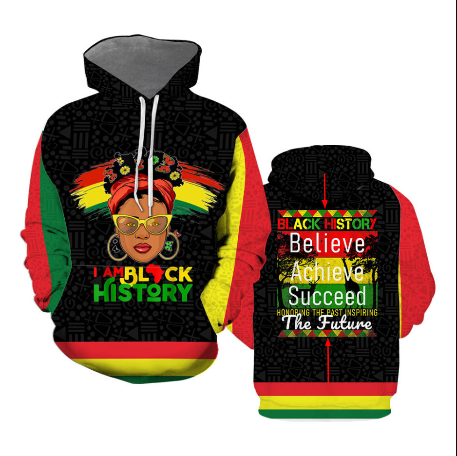 I Am Black History Honoring The Past Inspiring The Future Hoodie Over Print For Men _ Women HP5666 I Am Black History Honoring The Past Inspiring The Future Hoodie Over Print For Men _ Women HP5666