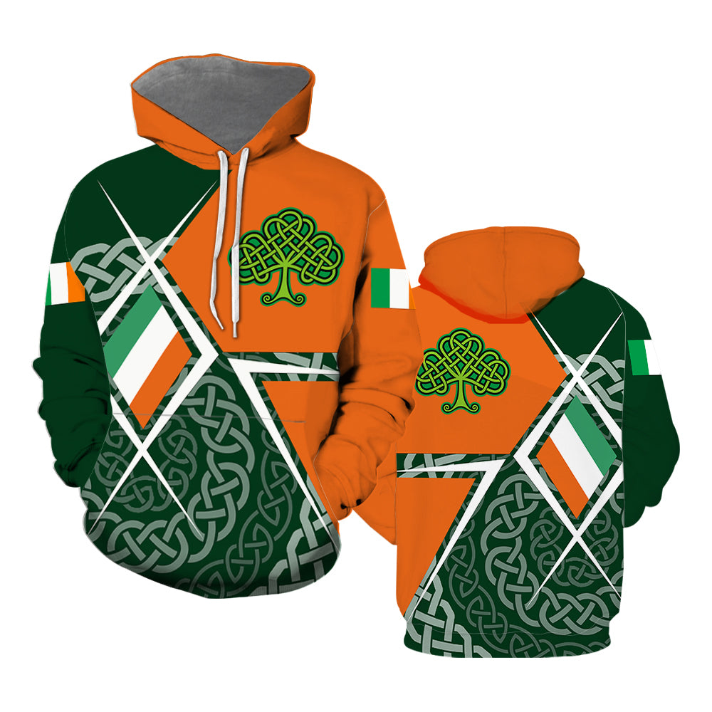 Ireland Patrick_s Day Green Hoodie Over Print  For Men _ Women  HP1382