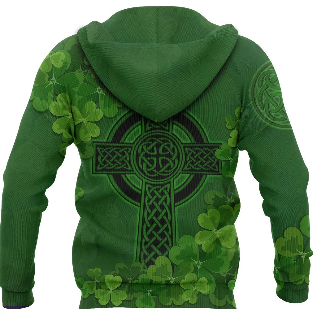 Irish St Patrick_s Day Hoodie Over Print For Men _ Women HT5752