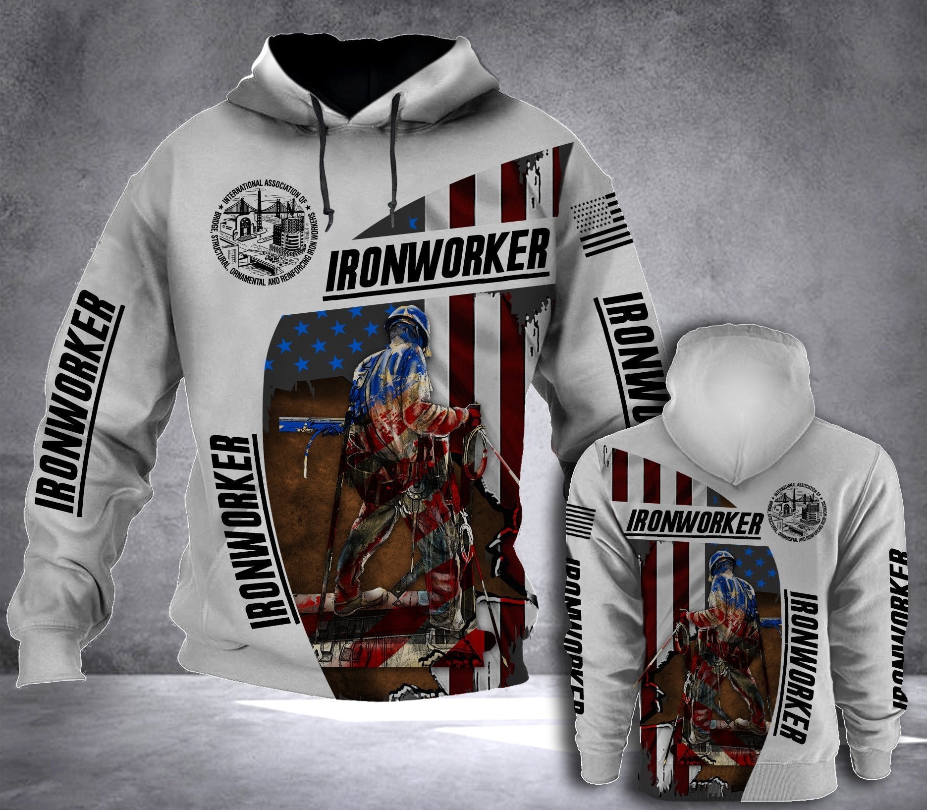 Iron Worker All Over Print  For Men _ Women  HT9748
