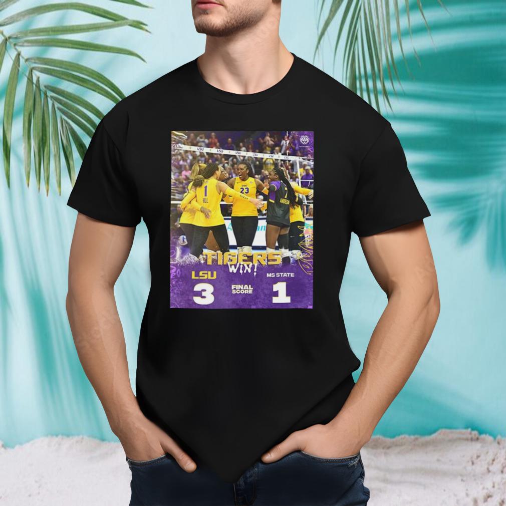 LSU Tigers Win 3-1 In SEC Home Games LSU Volleyball T-Shirt