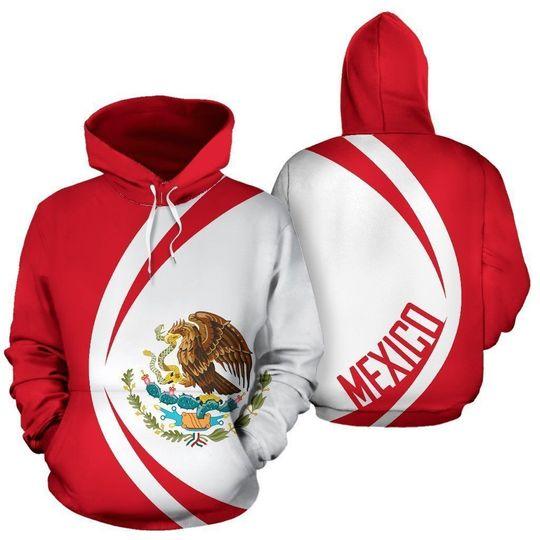 Mexico Coat Of Arms Red Cool All Over Print  For Men _ Women  HO2808