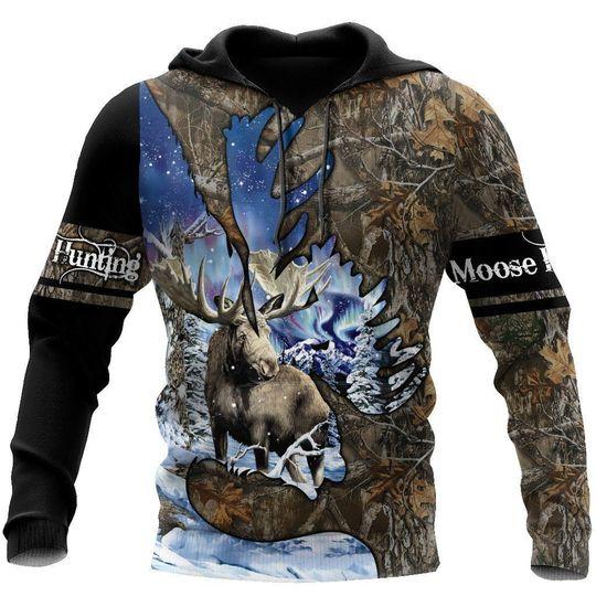 Moose Hunting All Over Print  For Men _ Women  HO2670