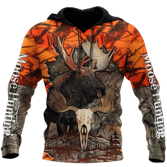 Moose Hunting Orange Camo Cool All Over Print  For Men _ Women  HO2533