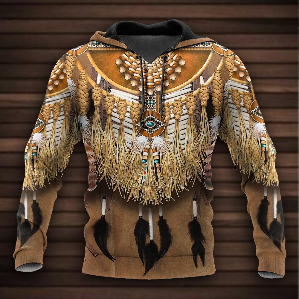 Native American Culture All Over Print  Hoodie  For Men _ Women  Full Size  Colorful  HT7326