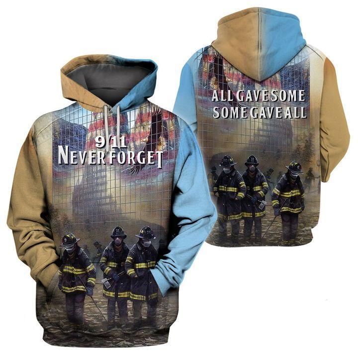 Patriot Day 09.11 Never Forget Firefighter All Over Print  For Men _ Women  HO3034