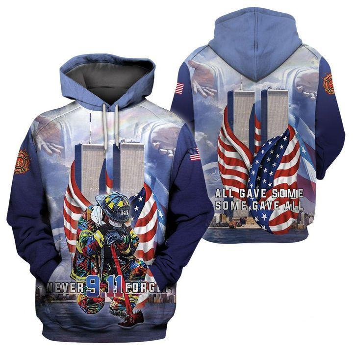 Patriot Day 09.11 Never Forget Firefighter All Over Print  For Men _ Women  HO3036