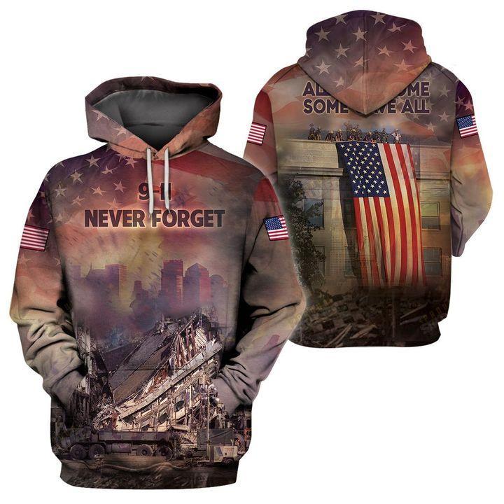 Patriot Day 09.11 Never Forget Twin Tower American Flag All Over Print For Men _ Women HO3035 Patriot Day 09.11 Never Forget Twin Tower American Flag All Over Print For Men _ Women HO3035
