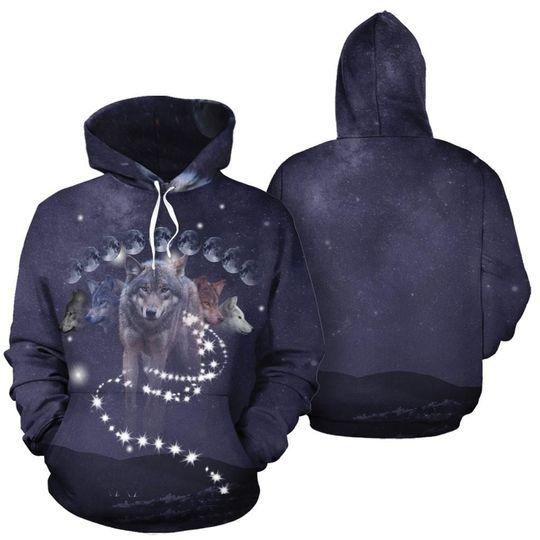 Phases of Luna Wolf All Over Print  For Men _ Women  HO2664