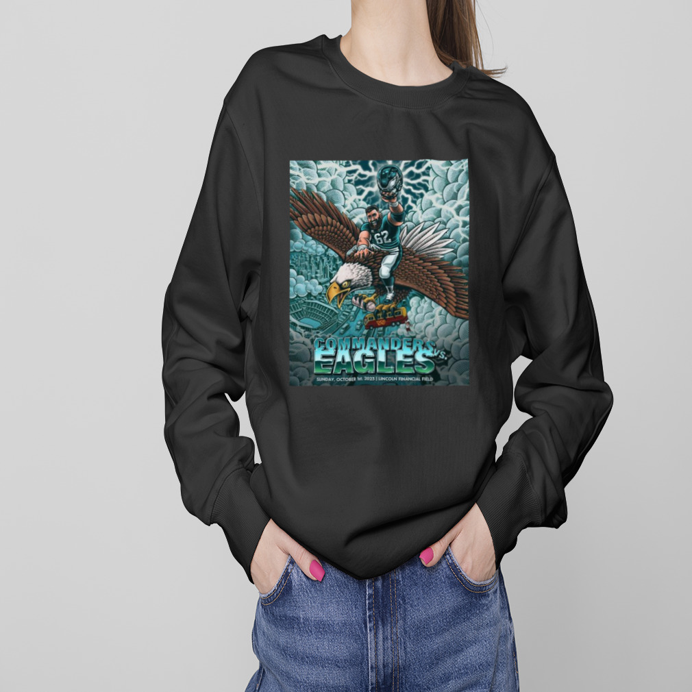 Philadelphia Eagles vs. Washington Commanders predictions for Week 4 poster  shirt, hoodie, sweater, long sleeve and tank top