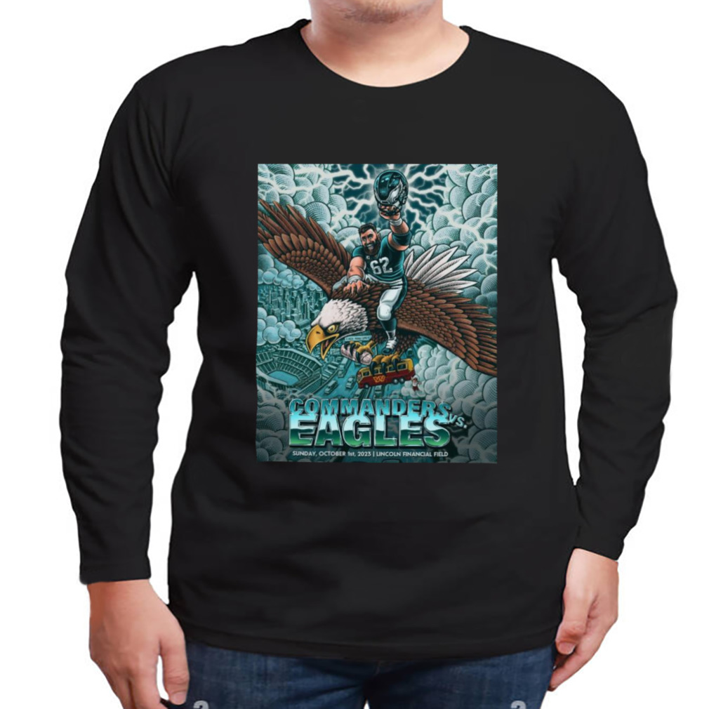 Philadelphia Eagles vs. Washington Commanders predictions for Week 4 poster  shirt, hoodie, sweater, long sleeve and tank top