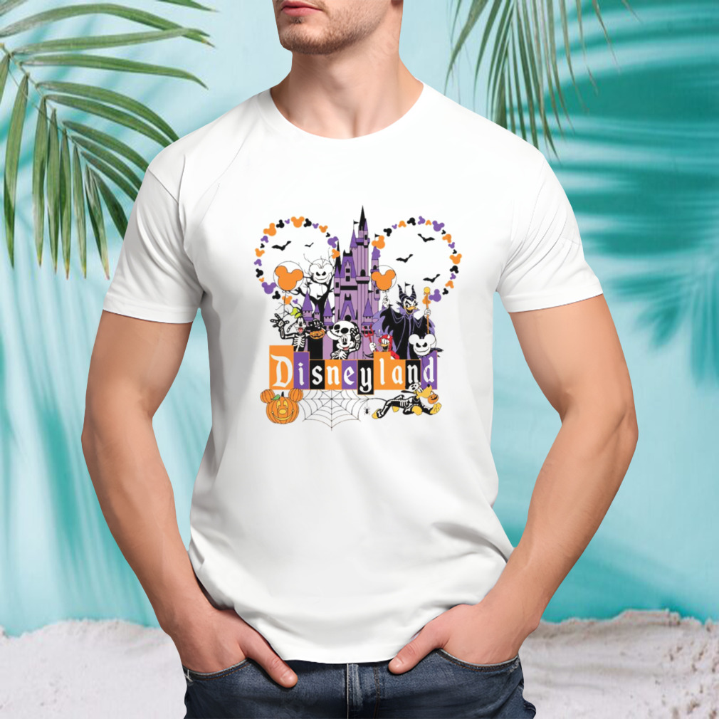 Retro H Disney Halloween Castel shirt